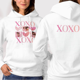 XOXO Rosa Hearts and Photo Collage T Shirt