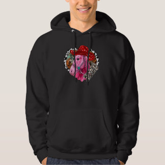 Xoxo Rosa Horse Heart Horse Leopard Western Valent Hoodie