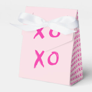 XOXO Simple Girly Valentine Day Rosa Presentaskar