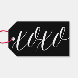 XOXO-skript | Modern Märkre för calligrafi Presentetikett