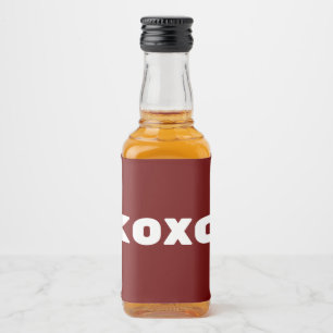 Xoxo Spritflaskor Etikett