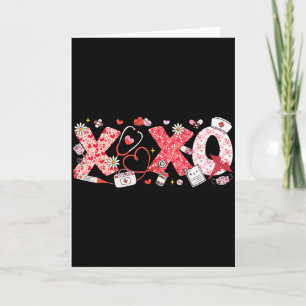 Xoxo Stetoskop Valentine Rn Pct Cna Sjuksköterska Kort
