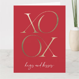 XOXO Valentine Day Card Kort
