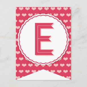 XOXO Valentine Party Flagga Bunting Banner E Helg Vykort