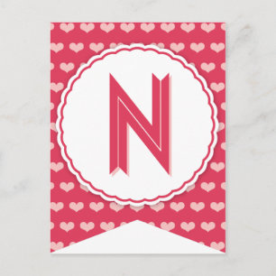 XOXO Valentine Party Flagga Bunting Banner N Helg Vykort