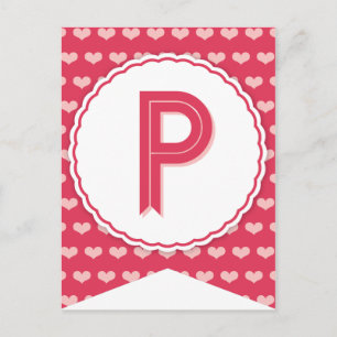 XOXO Valentine Party Flagga Bunting Banner P Helg Vykort