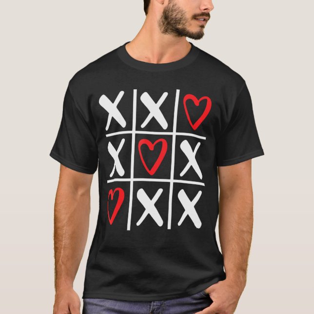 Xoxo Valentine S Day Hearts Xo Kärlek Valentine S  T Shirt (Framsida)
