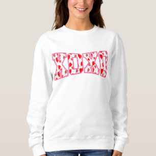 XOXO Valentine Typography T Shirt