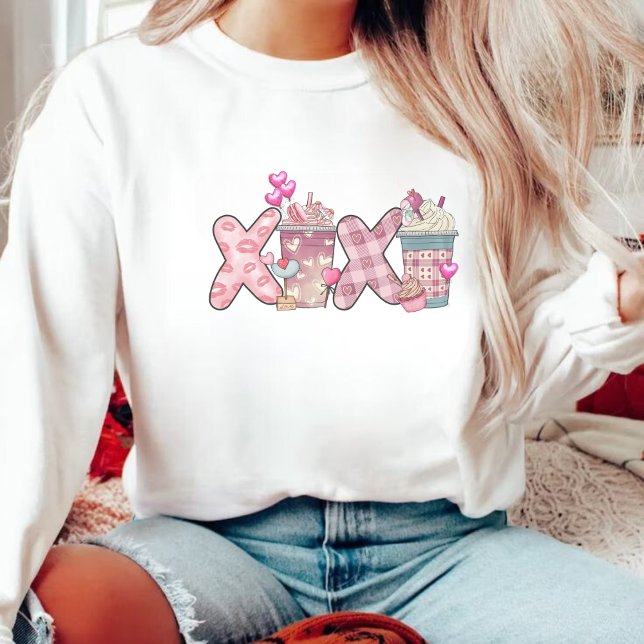 XOXO Valentines day Sweatshirt T Shirt (Skapare uppladdad)