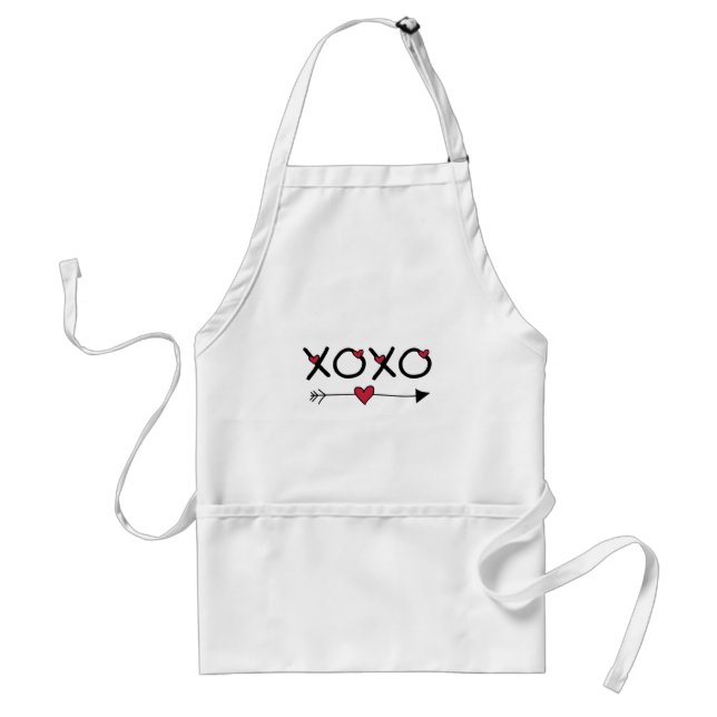 XOXO-Valentineser Förkläde (Framsidan)