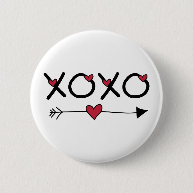XOXO-Valentineser Knapp (Framsida)