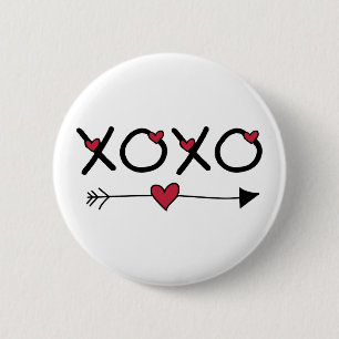 XOXO-Valentineser Knapp