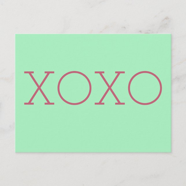 XOXO-vykort Vykort (Framsida)