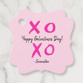 Xoxovalentins Lycklig Galentins Day Anpassningsbar Gåvor Etiketter