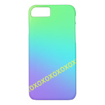 ’XOXOXO’ Colorful Ombre