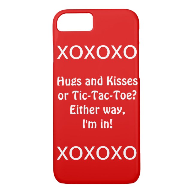 XOXOXO iPhone 7 Fodral Case-Mate iPhone Skal (Baksida)