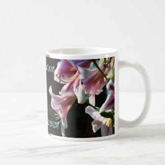 XOXXOOOX Kramar! Pussar! Rosa lilja kaffekopp Mugg