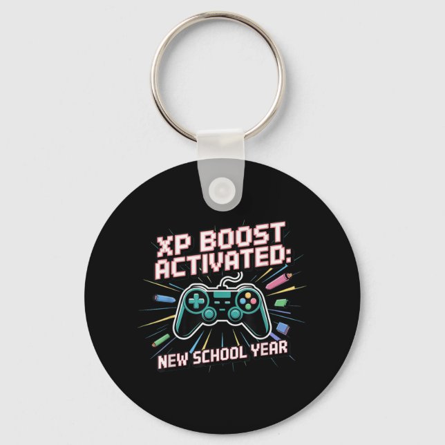 Xp Boost, New School Year, Back To School, Gen Z A Nyckelring (Framsida)