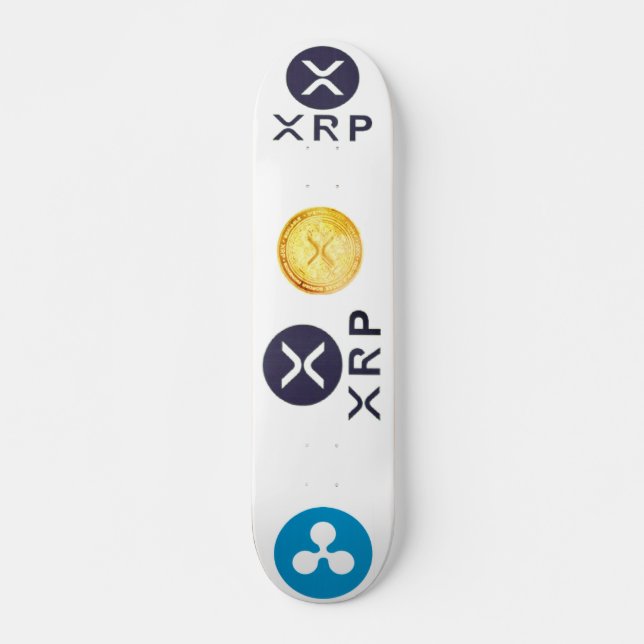 XP OFFICIAL 7 3/4" Skateboarddäck Mini Skateboard Bräda 18,5 Cm (Framsida)