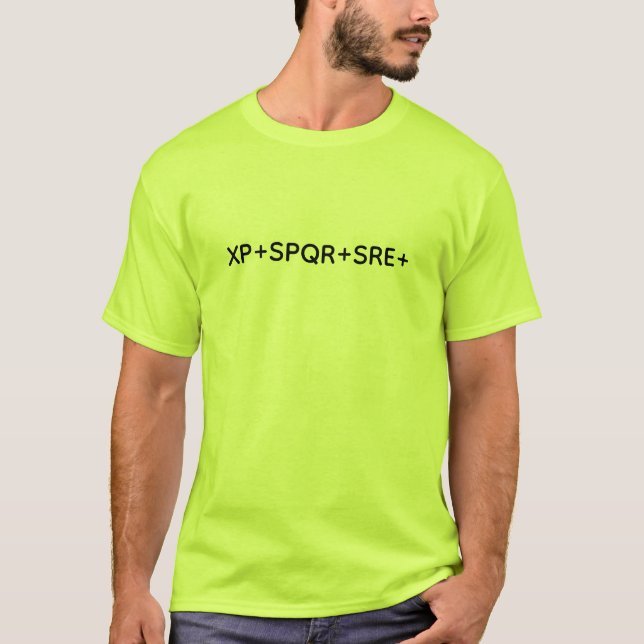 XP+SPQR+SRE+ Camisia T Shirt (Framsida)
