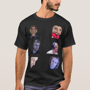 xQc Emotes Pack T Shirt