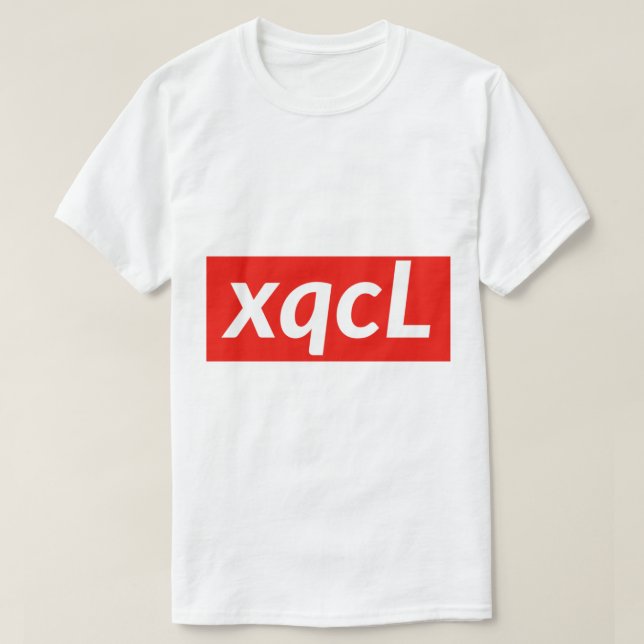 xqcL xQc-utvärdering T Shirt (Design framsida)