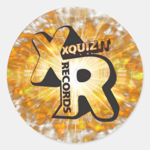 Xquizit Fire Sticker Runt Klistermärke