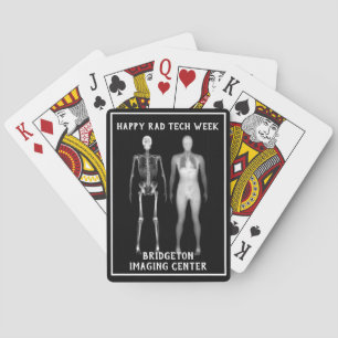 Xray & CT Fullt Body "Lycklig Rad Tech Week" Casinokort