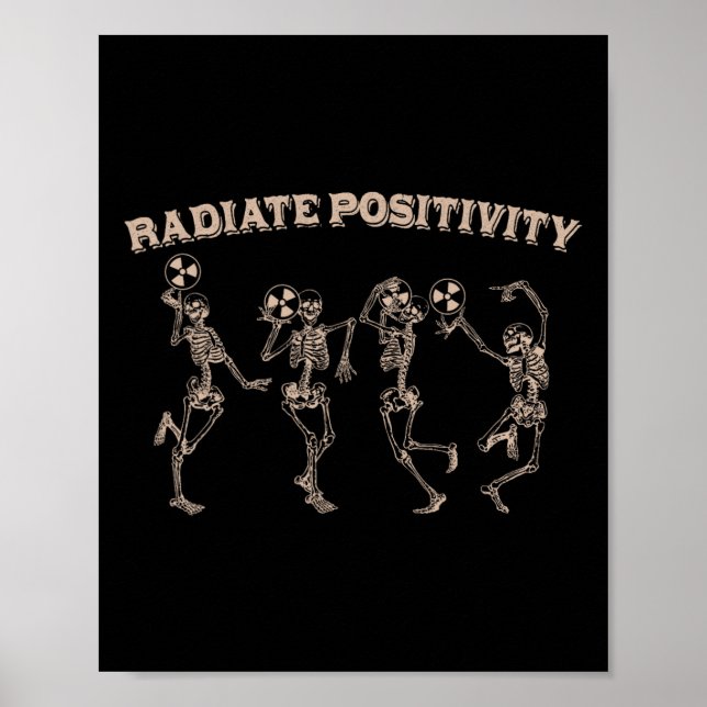 Xray Ct Rad Tech Radiology Radiate Positive Nurs Poster (Framsidan)