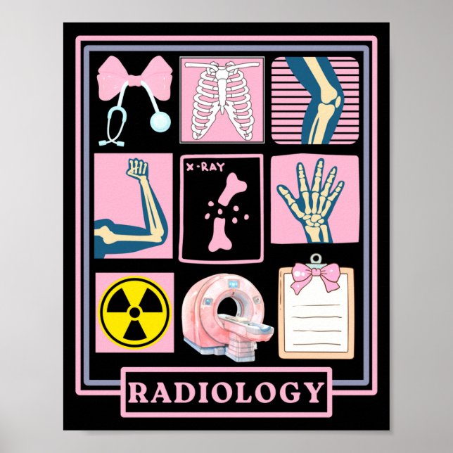 Xray Rad Tech Radiology Healthcare Appreciation Te Poster (Framsidan)