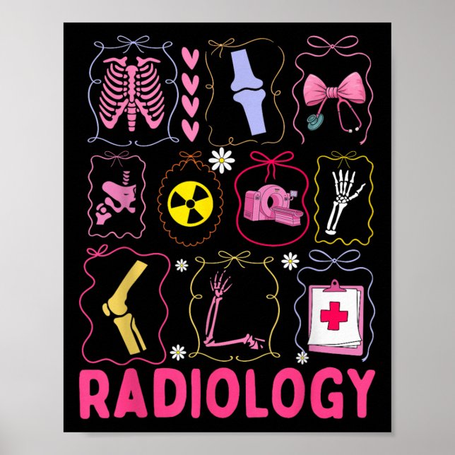 Xray Rad Tech Radiology Healthcare Apprecition Te Poster (Framsidan)