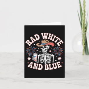 Xray Rad White och Blue Radiographers 4:e juli Kort