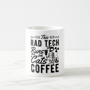 Xray Radiology Denna Springa och kafé av teknisk k Kaffemugg