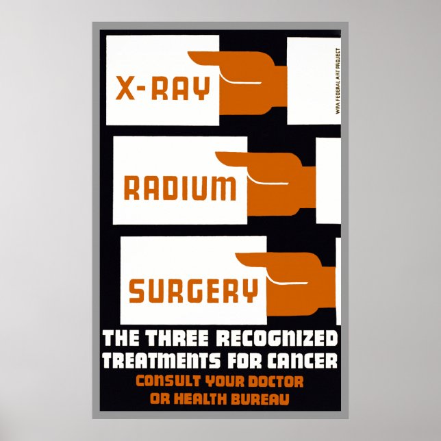 Xray Radium Surgery Poster (Framsidan)