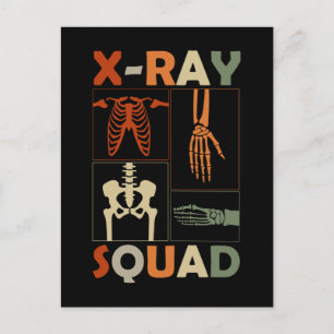 Xray Skeleton Bones Radiolog Funny Radiology Vykort