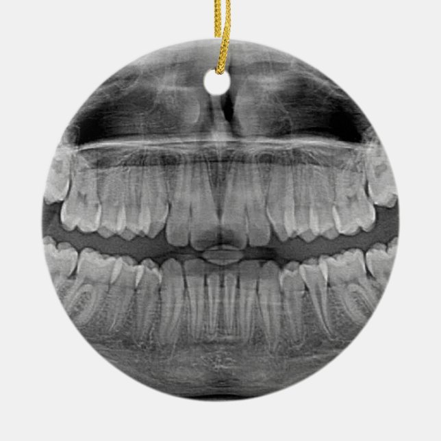 Xray Smile Julgransprydnad Keramik (Framsidan)