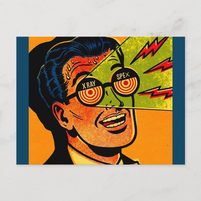 Xray Spex Vykort (Framsida)
