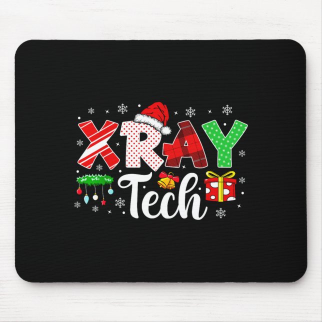 Xray Tech Christmas Bow Rad Tech Radiology Men Wom Musmatta (Framsidan)