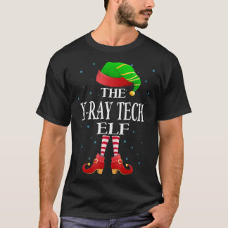 Xray Tech Elf Funny Matching Pajama Group Christma T Shirt