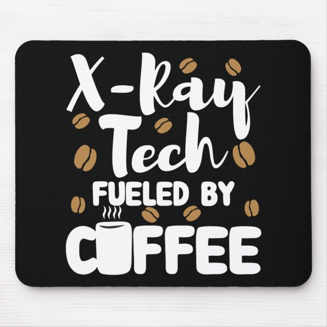Xray Tech Radiology Nurse Rad Tech Coffee Älskare Musmatta (Framsidan)
