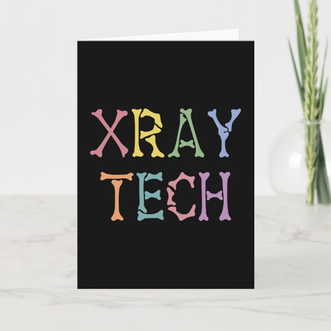 Xray Tech-teknikpresenter för röntgenteknik Kort (Framsida)