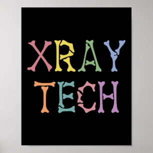 Xray Tech-teknikpresenter för röntgenteknik Poster
