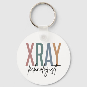 Xray Tech X-ray-teknikern - flerfärgade presenter Nyckelring