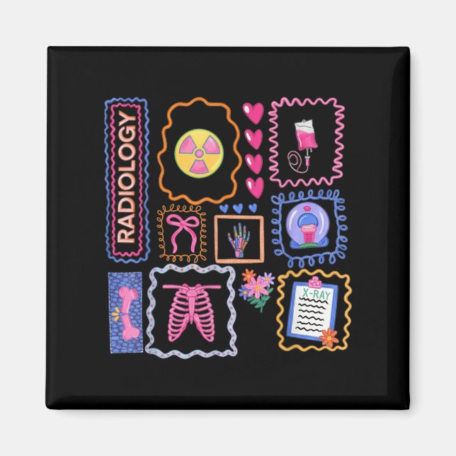 Xray Technolog Xray Tech Radiologic Technologis Magnet (Framsidan)