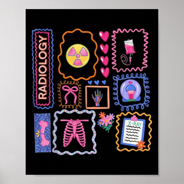 Xray Technolog Xray Tech Radiologic Technologis Poster (Framsidan)