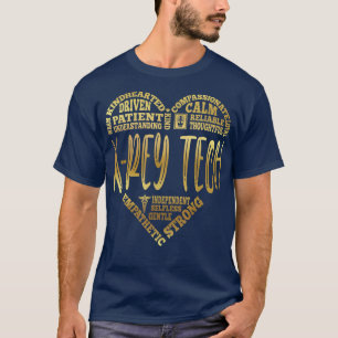 XRey Tech Guld NurseS Veckodag jul på sjukdagen T Shirt