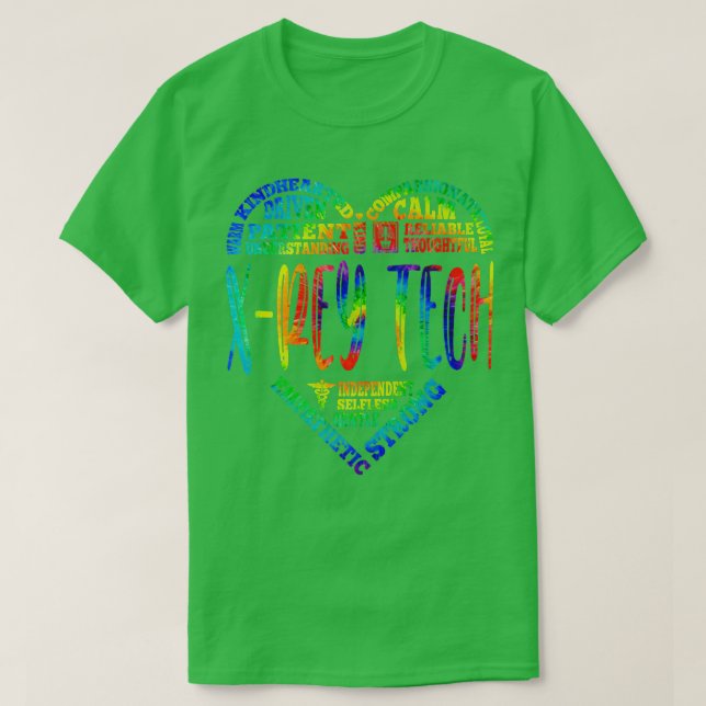 XRey Tech Tie Dye Nurse Vecka Nurse-jul T Shirt (Design framsida)