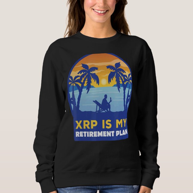 Xrp är min Pension-plan Xrp Ripple Cryptocurren T Shirt (Framsida)