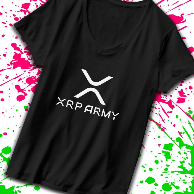XRP-arméns offert Hodl Crypto Cryptocurrency Meme T Shirt (Skapare uppladdad)