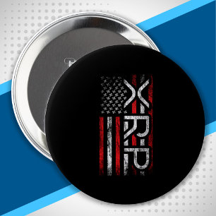 XRP Crypto Cryptocurrency American Flagga Member Knapp